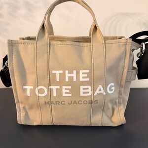 Marc Jacobs Beige Canvas Tote Bag